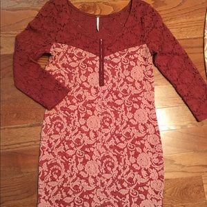 Free People lace bodycon